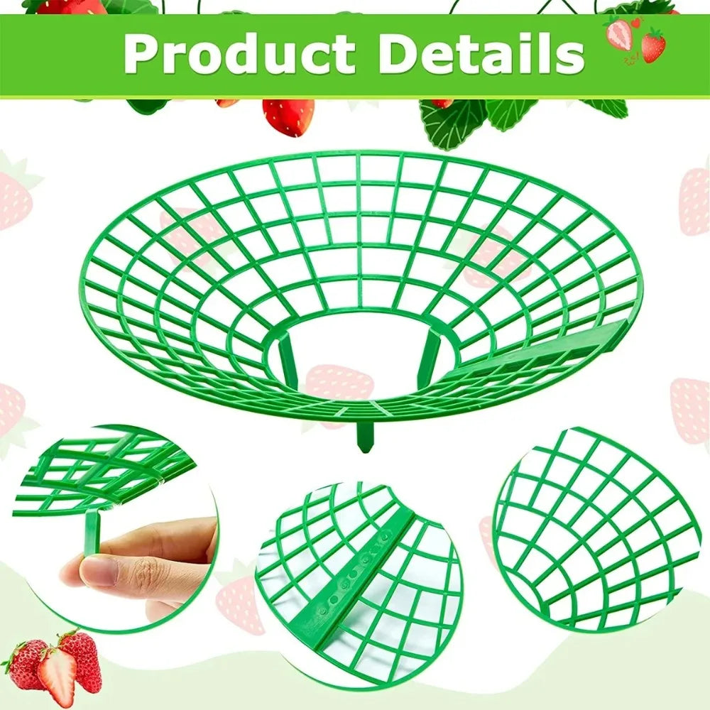 Strawberry Plant Supports 3-Leg Growing Racks – 5/10/20 Pcs