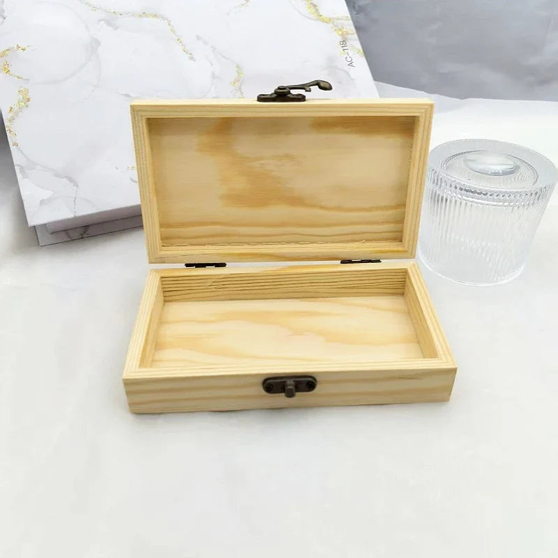 Classic Vintage Wooden Jewelry Box – Small Gift Box