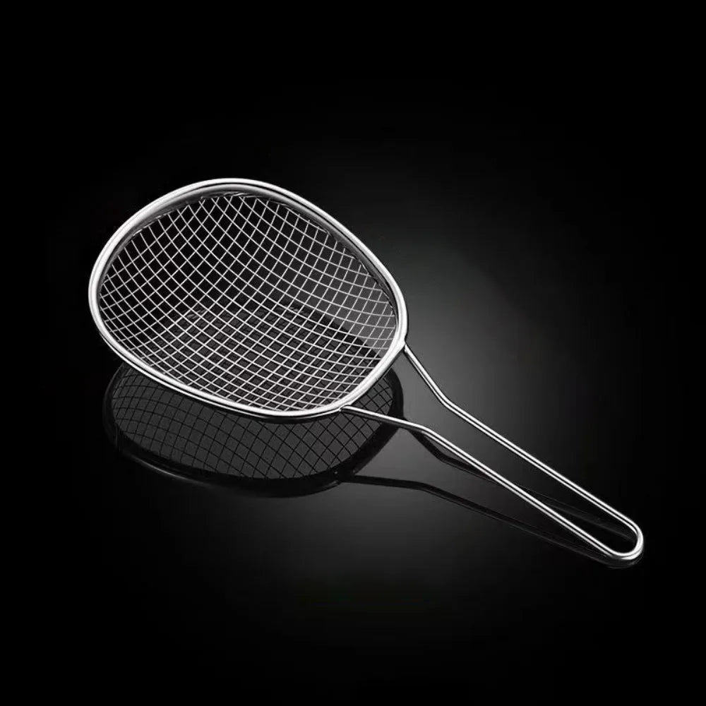 Stainless Steel Strainer Scoop – Frying & Drain Filter Spoon