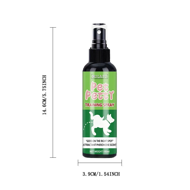 Pet Toilet Training Spray – Pheromone Guide for Dogs & Cats