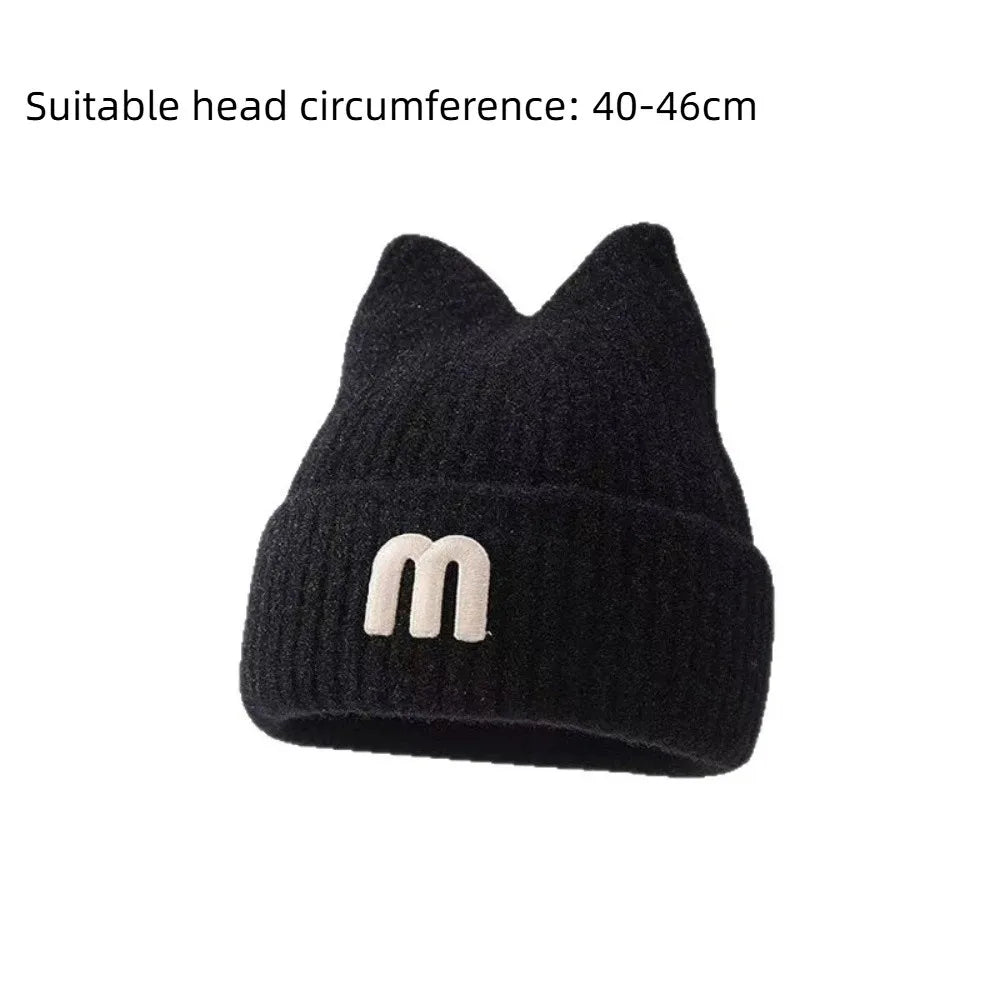 Toddler Knit Beanie Hat – Winter Ear Protection Cap for 1–3Y