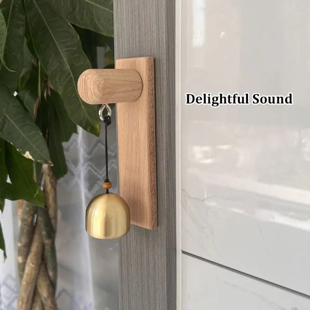 Wooden Door Bell Wind Chime – Japanese Style Shopkeeper Bell