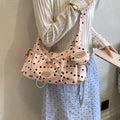 Korean Polka Dot Crossbody Shoulder Bag for Women | Satchel