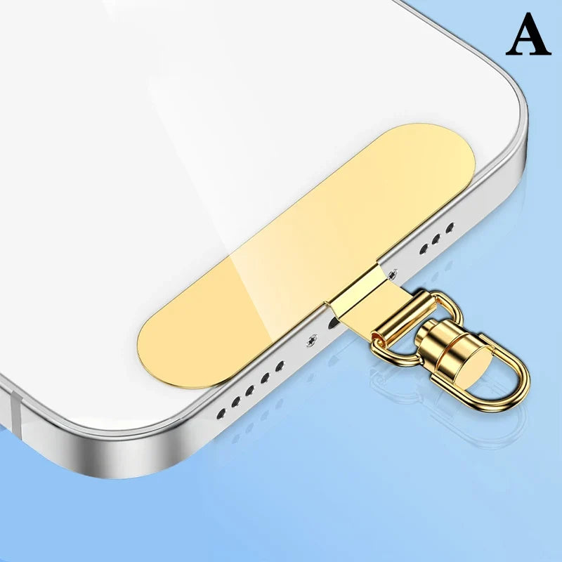 Steel Phone Lanyard Clip Gasket Patch – 360° Metal Strap