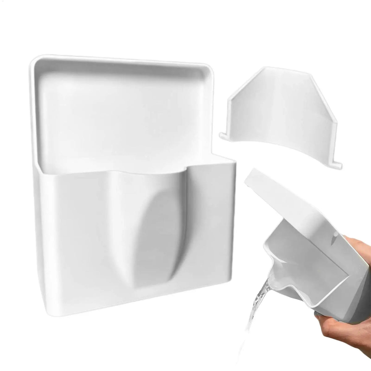 Washing Machine Drain Tray – Water Catcher Pan & Guide Funnel