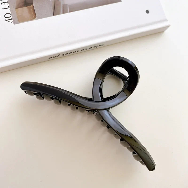 Large Acrylic Hair Claw Clip – Korean Geometric Barrette