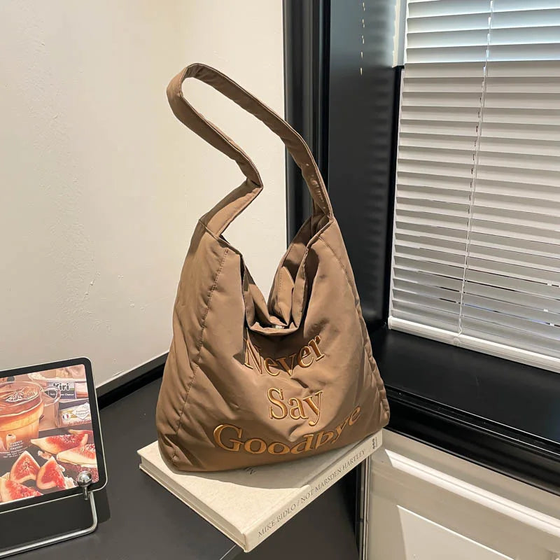 Women's Large Capacity Tote Bag – Lightweight Shoulder Handbag