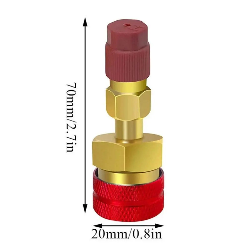 R1234YF to R134A Quick Coupler Adapter Kit – High & Low Side