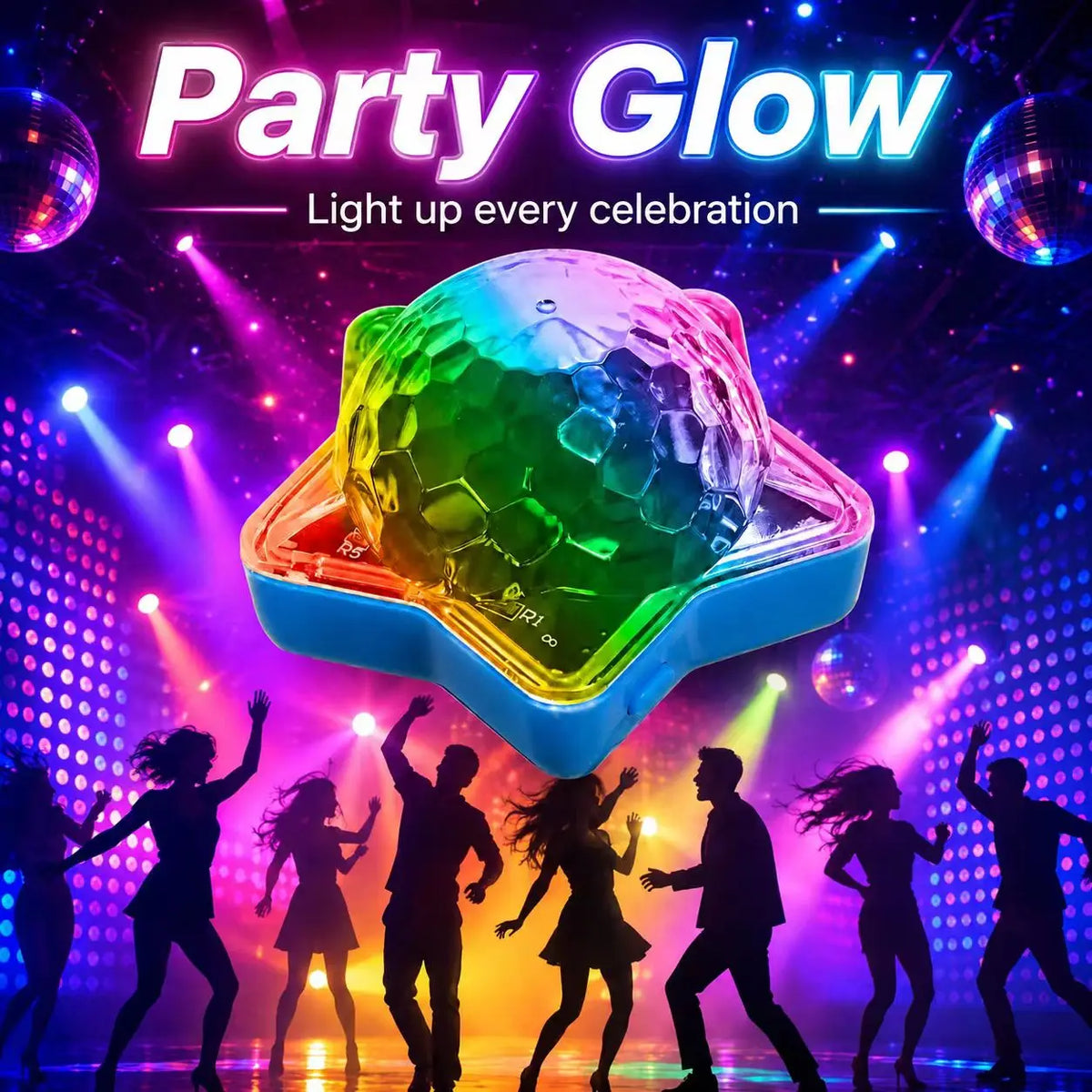 Wrist LED Party Light – RGB Disco Atmosphere Lamp
