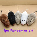 Lifelike Plush Mouse Toy for Cats, Dogs & Kids – Random Color
