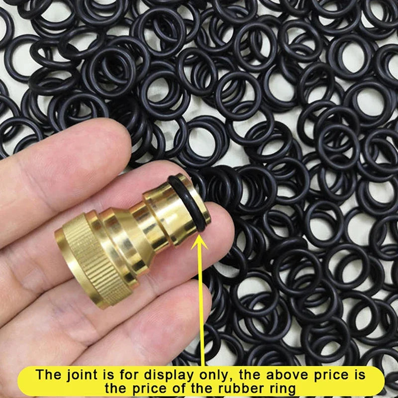 50pcs Garden Pipe O-Ring Sealing Rings – Waterproof Hose Joints