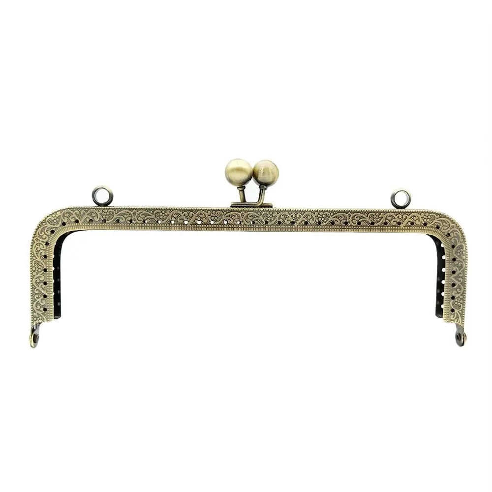 Metal Kiss Clasp Purse Frame for DIY Bag Making – 6 Sizes