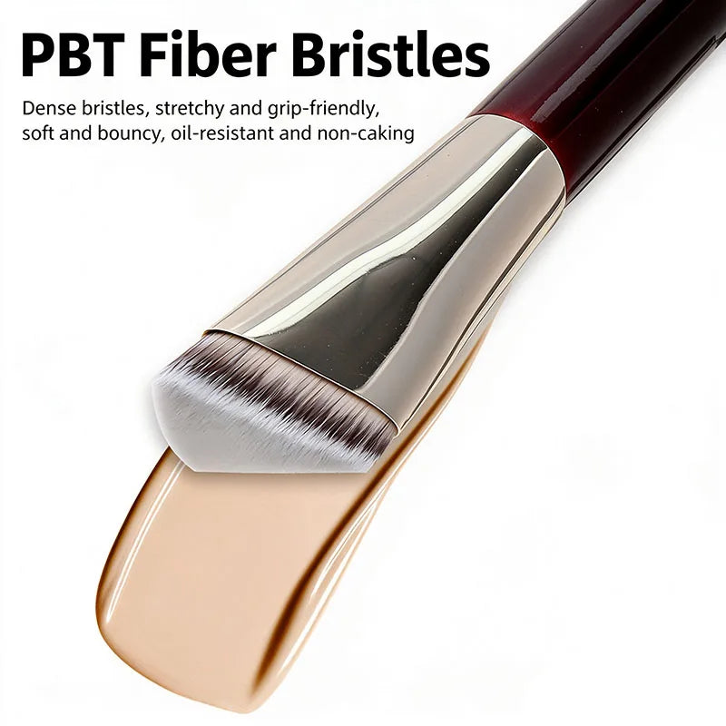 Heart Shaped Angled Foundation & Concealer Brush