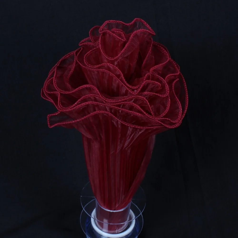 Pearl Wave Mesh Flower Bouquet Wrapping Yarn 28cm x 4 Yards