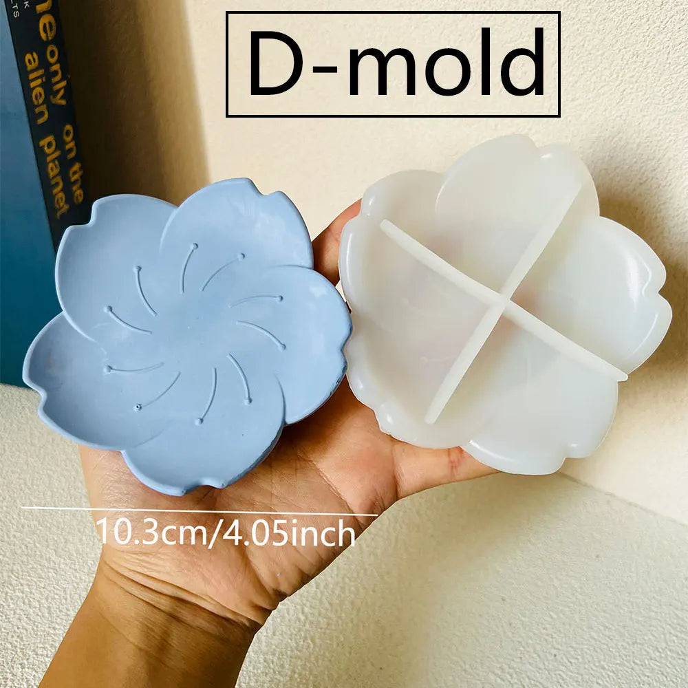 Wave Silicone Mold – Candle Holder, Trinket Tray & Incense Dish