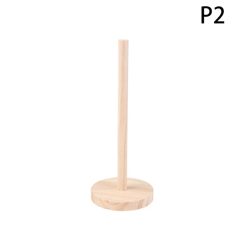 Vertical Wooden Tissue Rack – Decorative Home Organizer