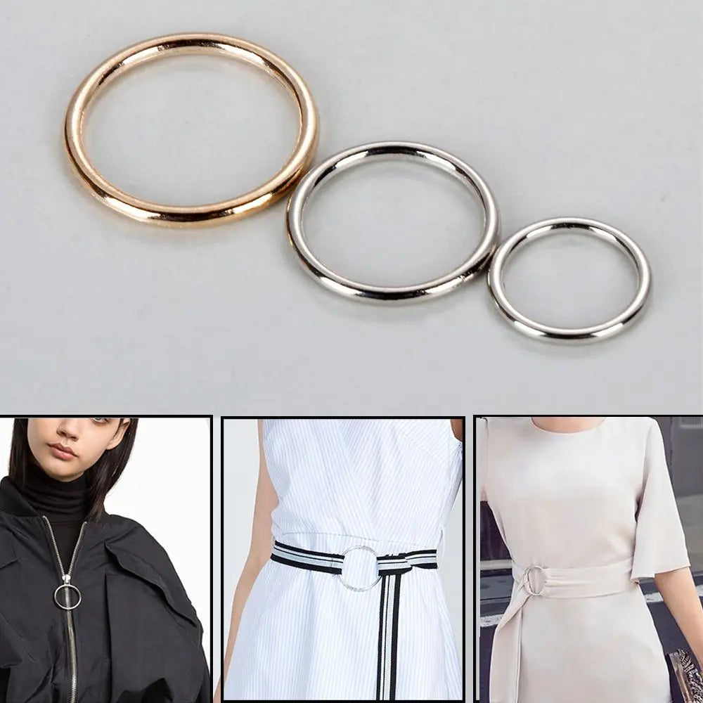 Metal O-Ring Buckles 10 Pack – Bag Webbing Sewing Hardware