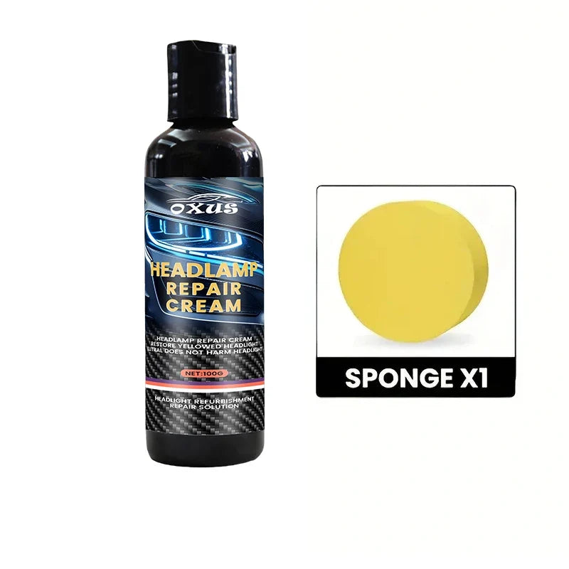Car Headlight Restoration Kit – Polish & Oxidation Remover