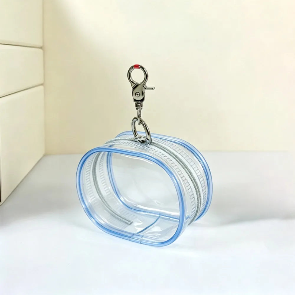 Transparent PVC Pet Food Pouch – Zipper & Hanging Loop