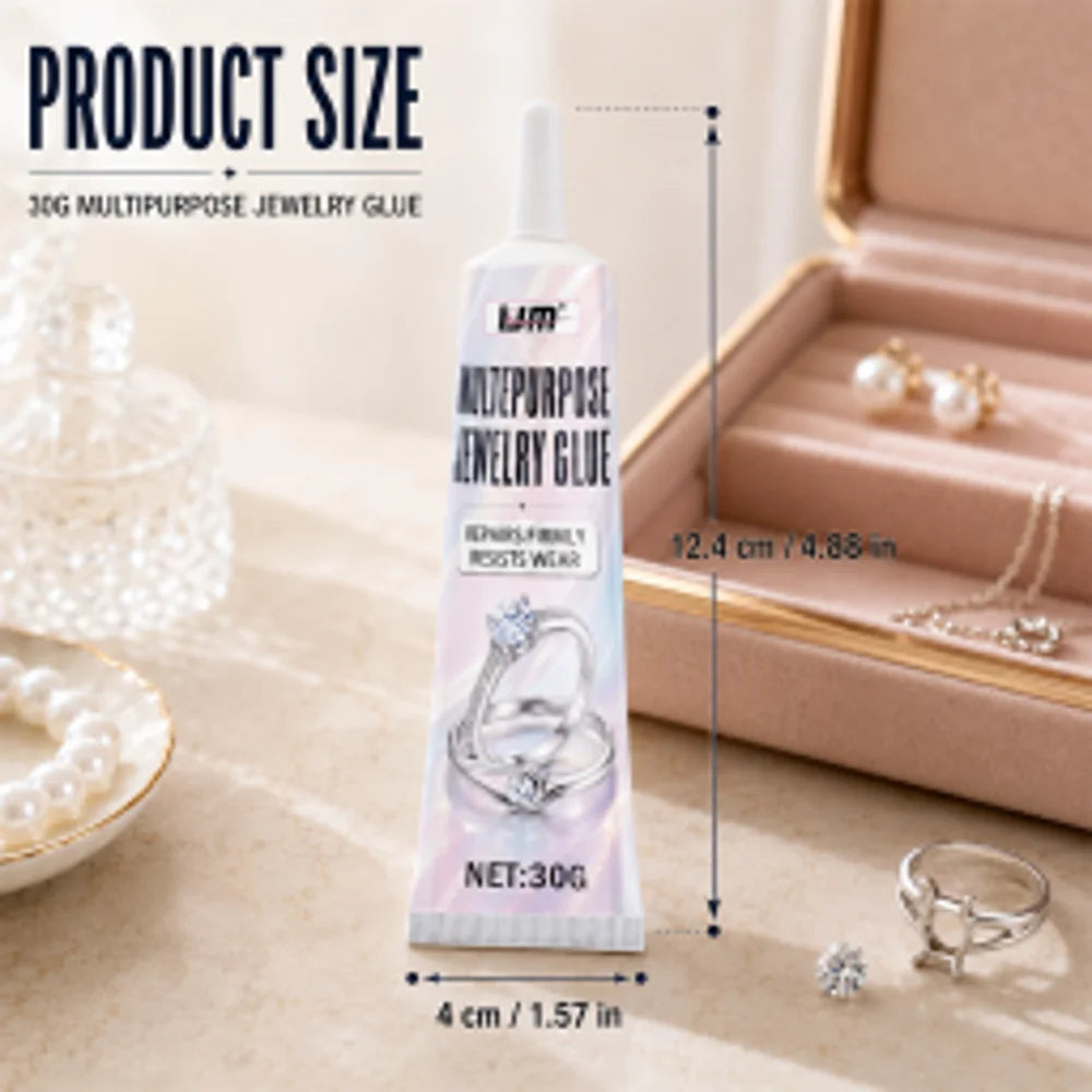 Clear Rhinestone Glue – Transparent Craft Adhesive for Fabric