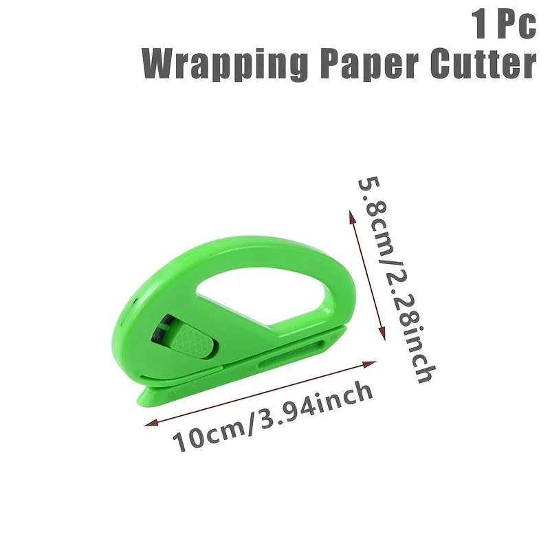 Mini Zinc Alloy Sliding Paper Cutter – Gift Wrap Tool
