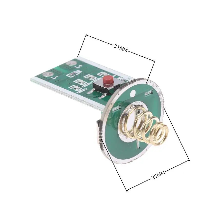 LED Flashlight Driver Board Type-C 3/5 Modes 18650 26650 PCB