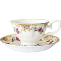 European Bone China Coffee Cup & Saucer Set 200ml Ceramic