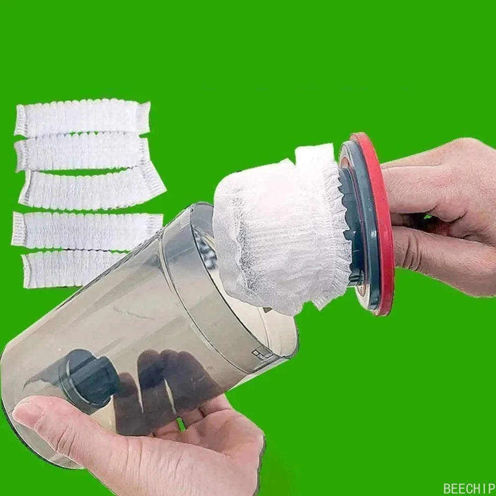 100Pcs Universal Vacuum Cleaner Non-Woven Filter Screen Covers