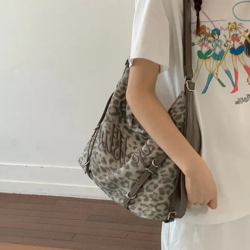 Nixie Leopard Print Large Capacity Women's Backpack