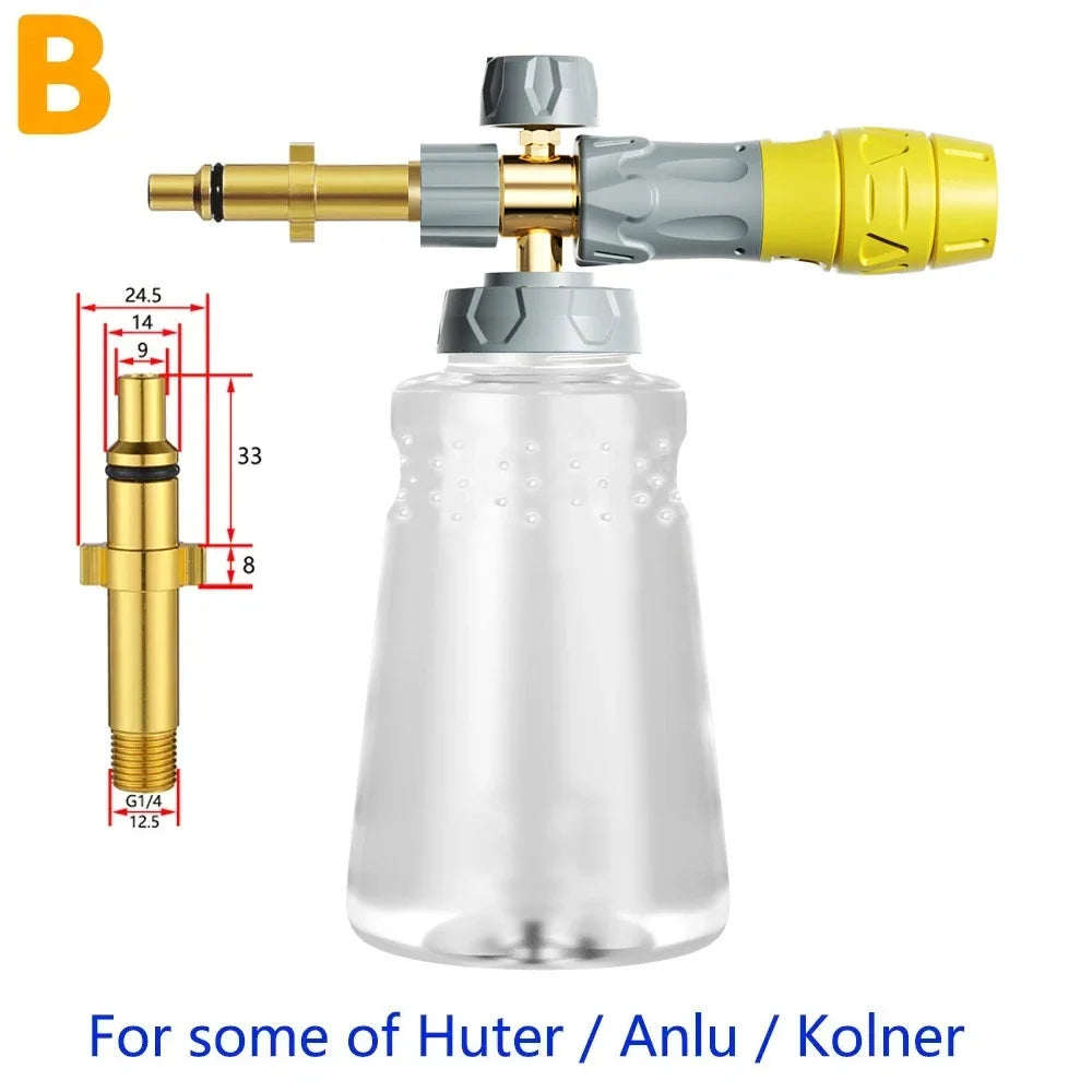 Snow Foam Lance Foam Cannon | Adjustable Pressure Washer Gun