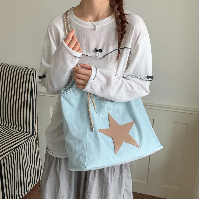 Large Capacity Nylon Tote Bag – Women's Casual Shoulder Bag