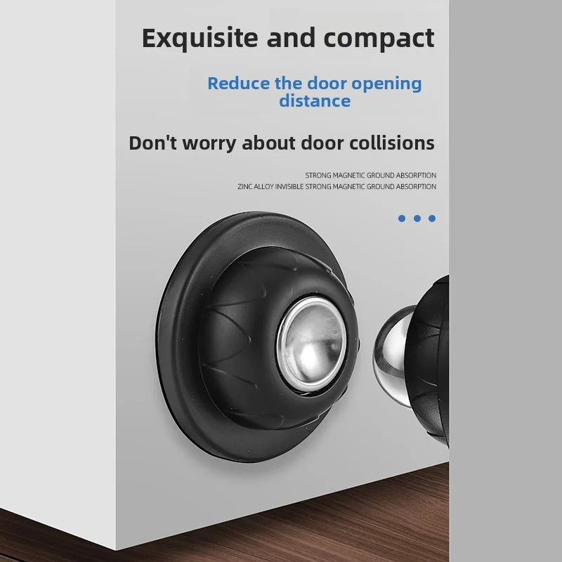 Silicone Magnetic Door Stopper Anti-Collision Silent Door Stop