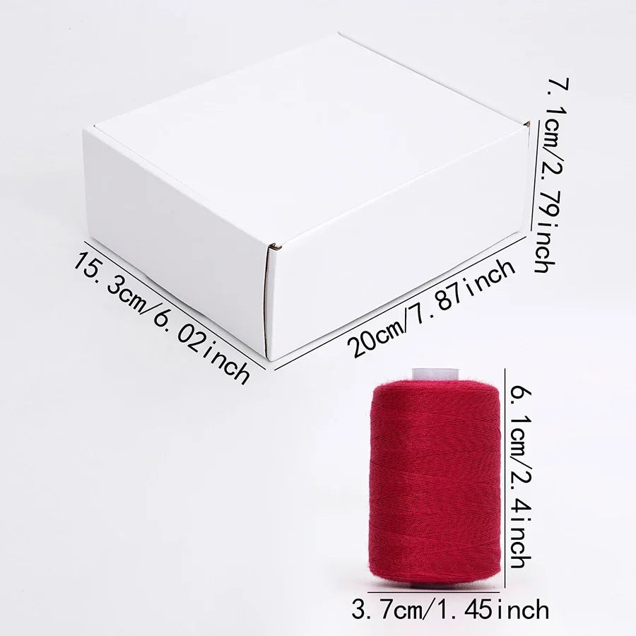 20-Piece Polyester Sewing Thread Kit – 1000 Yards Each