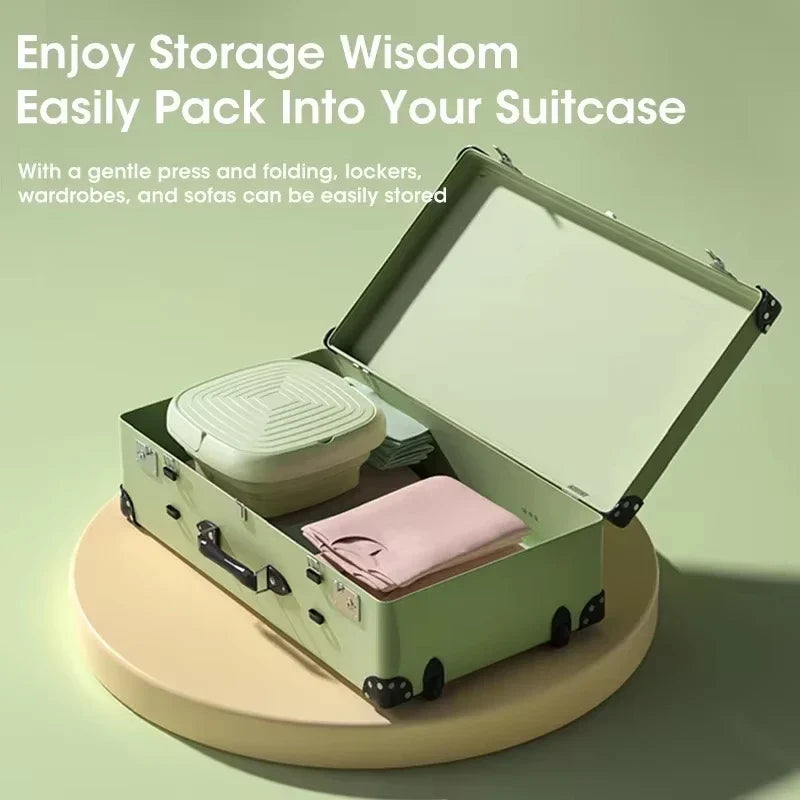 Portable Folding Washing Machine | Compact Travel Washer