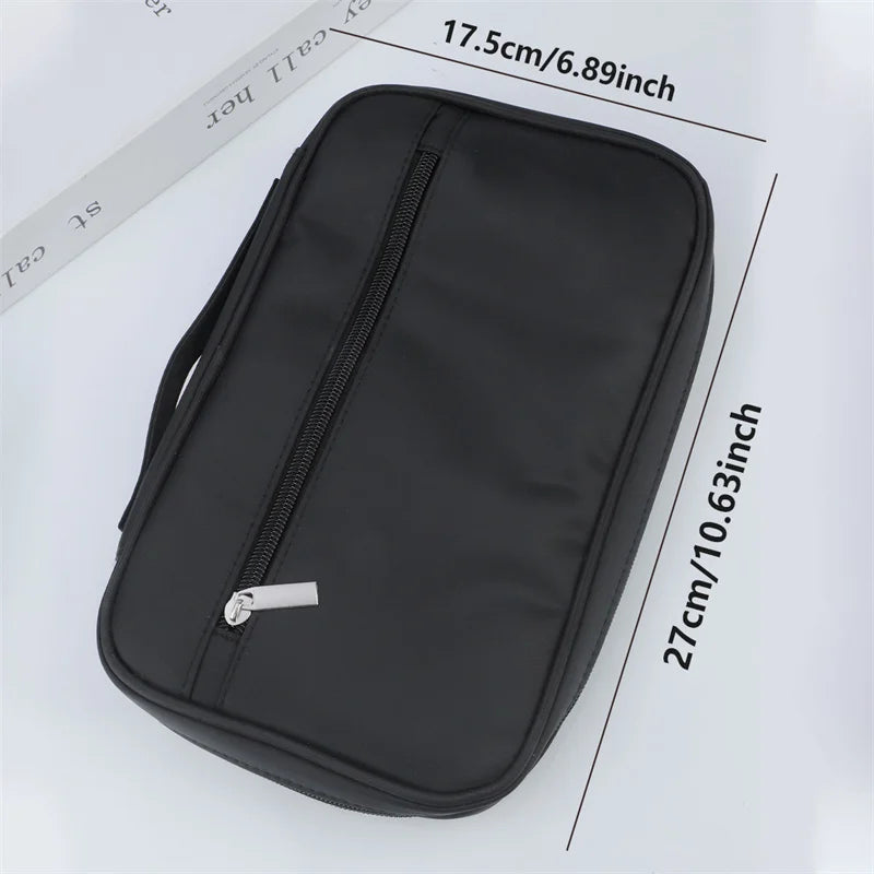 Large Capacity Makeup Brush Bag – Oxford Cloth Zipper Pouch