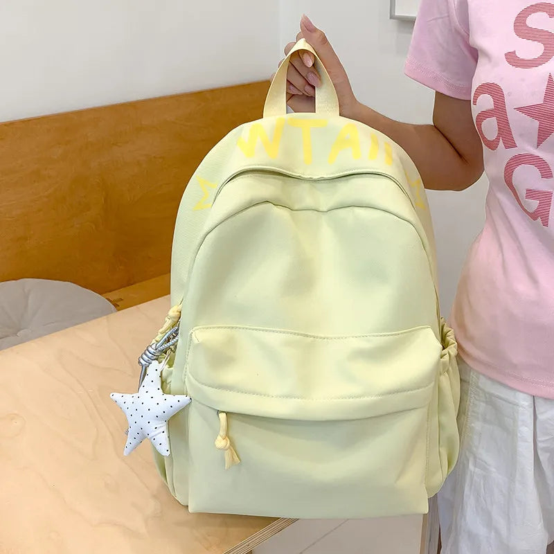 Korean-Style Large Capacity Waterproof School & Travel Backpack