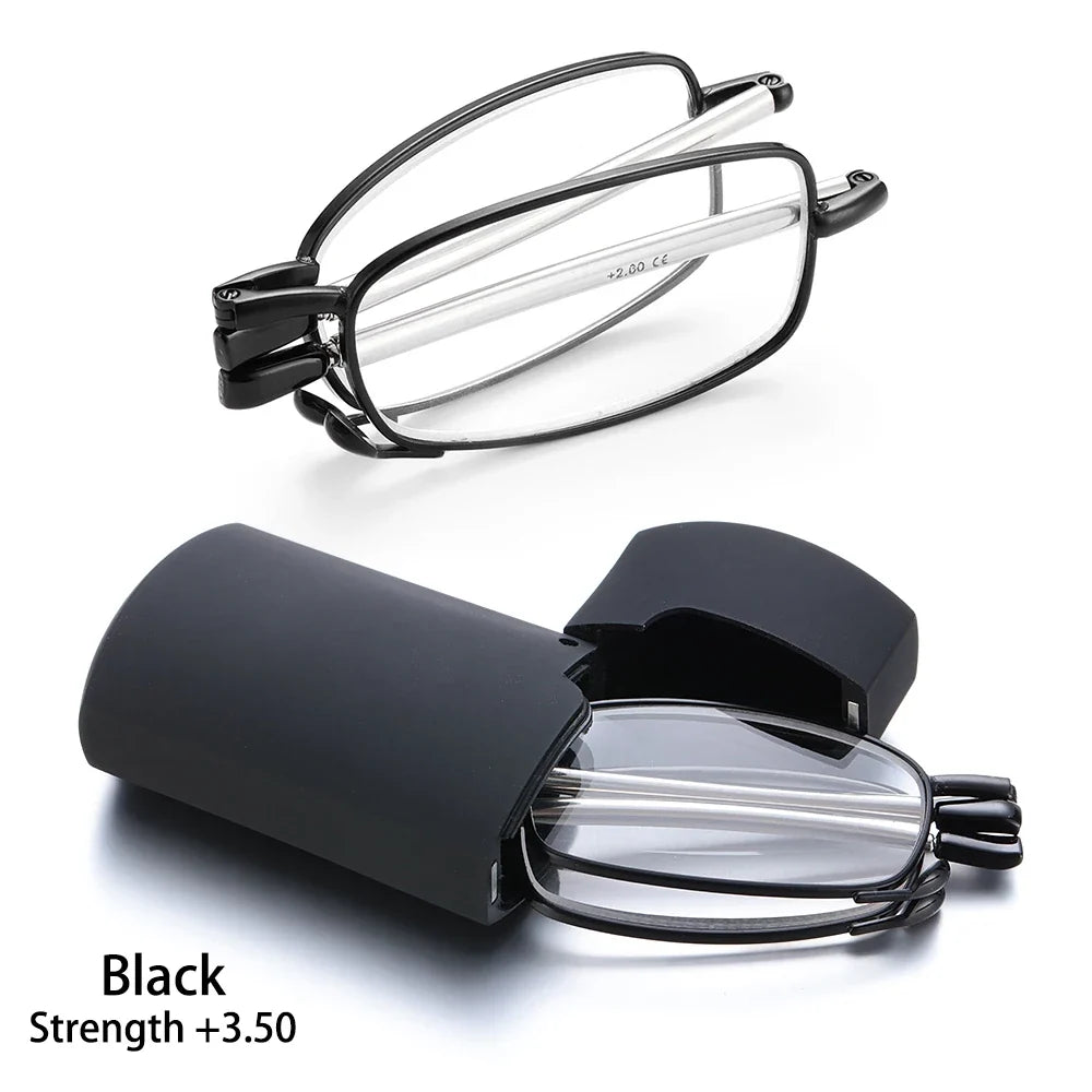 KLASSNUM Folding Reading Glasses +1.0–+4.0 | Unisex with Case