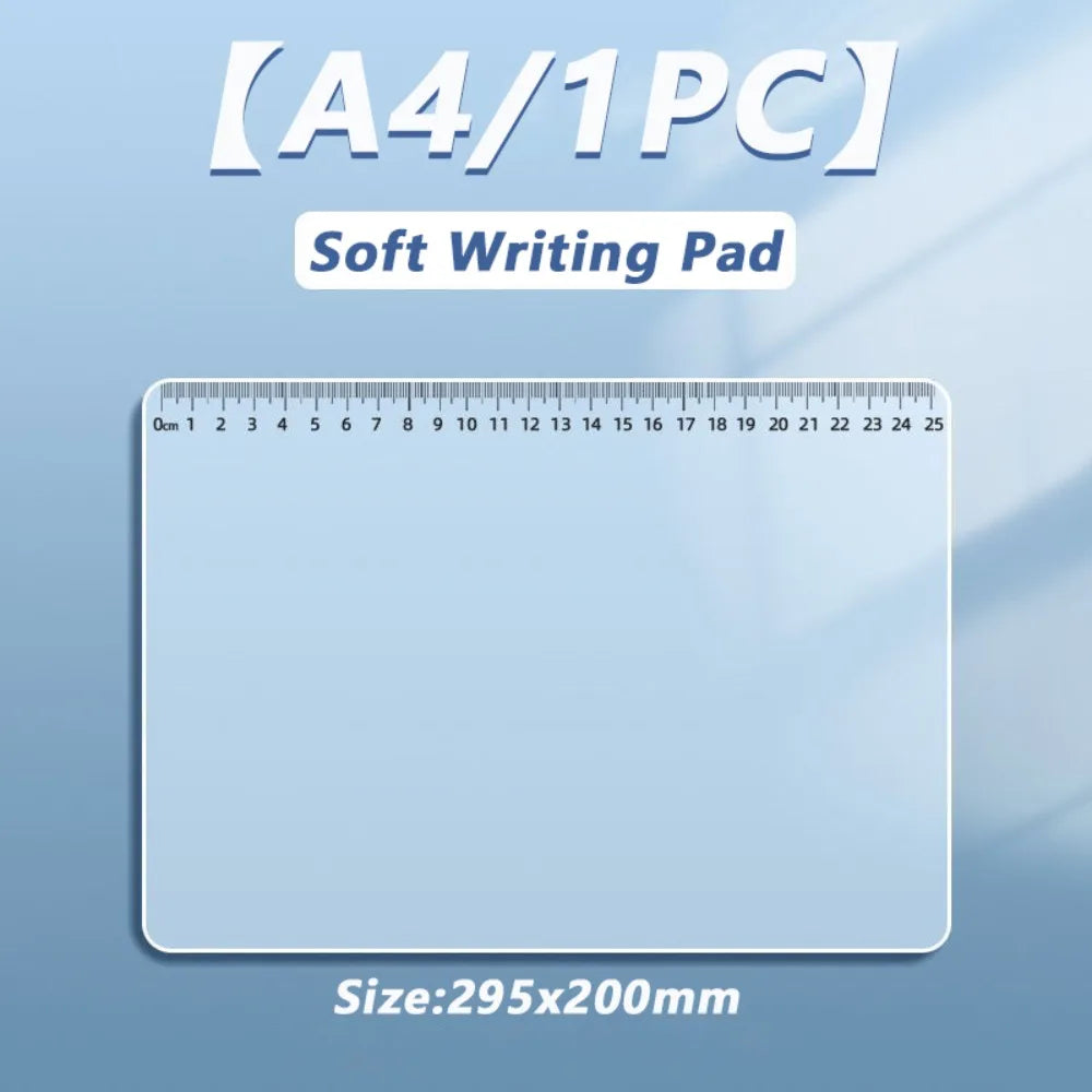 Transparent PP Desk Mat – Waterproof Writing Pad A2 A3 A4 A5