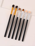6-Piece Eyeshadow Brush Set – Soft Blending & Sponge Applicators