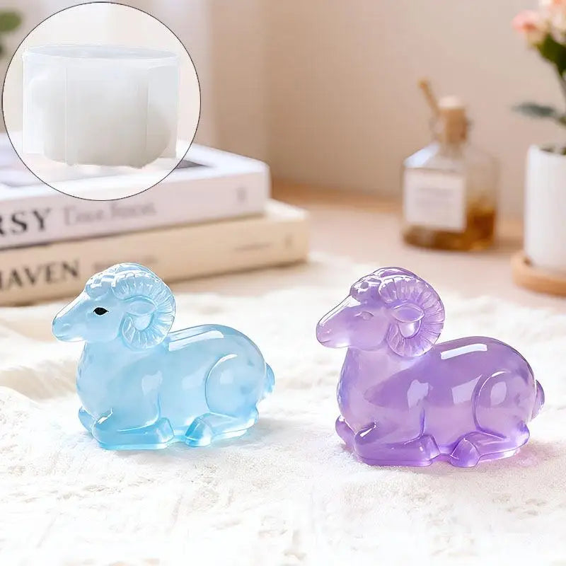 Sheep Silicone Mold – DIY Resin, Plaster & Craft Mold