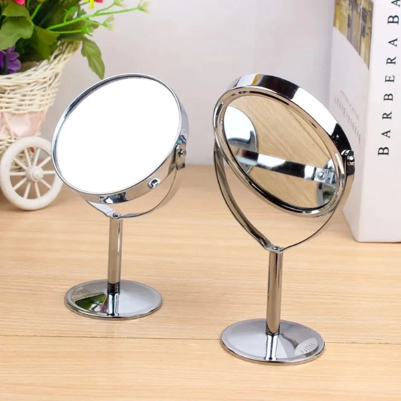 3-Inch Double Sided Rotating Desktop Vanity Makeup Mirror