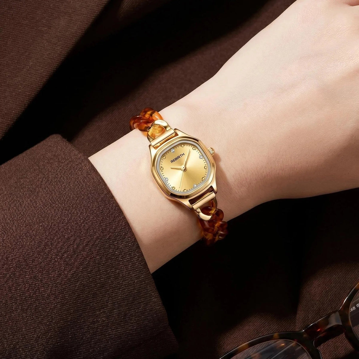 REBIRTH Women's Retro Quartz Watch | Light Luxury Fashion