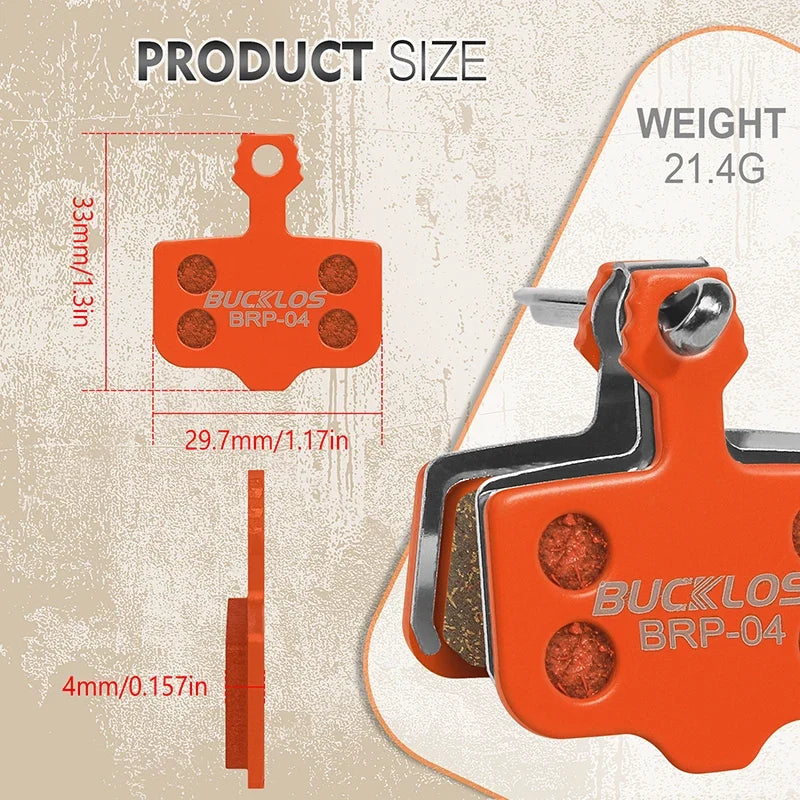 BUCKLOS MTB Disc Brake Pads Multi-Metallic SRAM AVID ELIXIR
