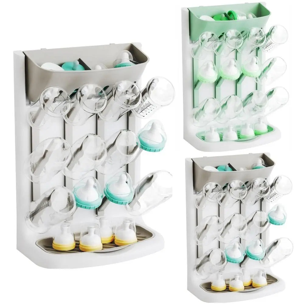 Vertical Baby Bottle Drying Rack – Multi-Tier BPA-Free Organizer