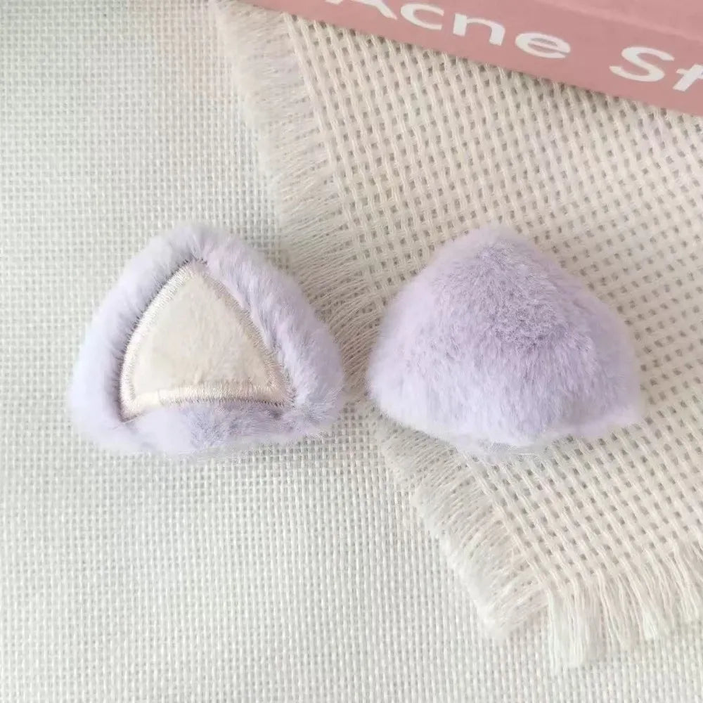 2PCS Plush Cat & Rabbit Ear DIY Patches for Hats & Headbands
