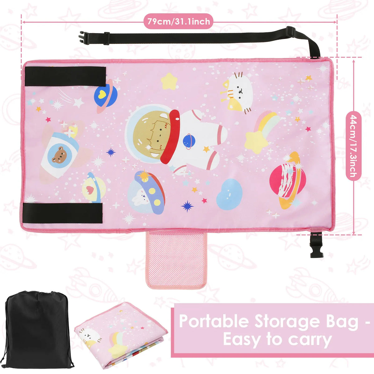Toddler Airplane Seat Extender & Footrest Travel Bed