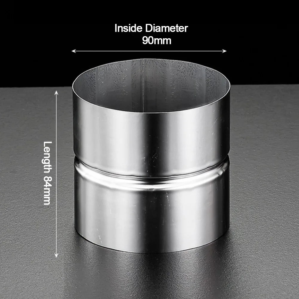 Stainless Steel Straight Pipe Joint Adapter 51mm–102mm