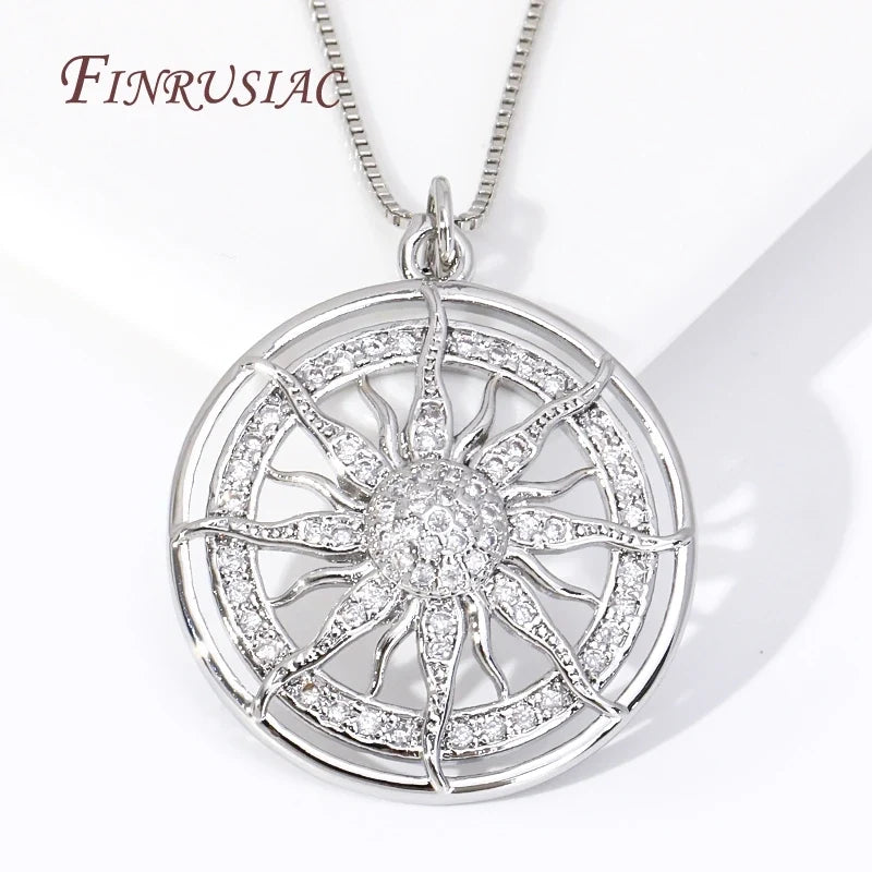18K Gold Sun Charm Pendants – DIY Jewelry Making | FINRUSIAC