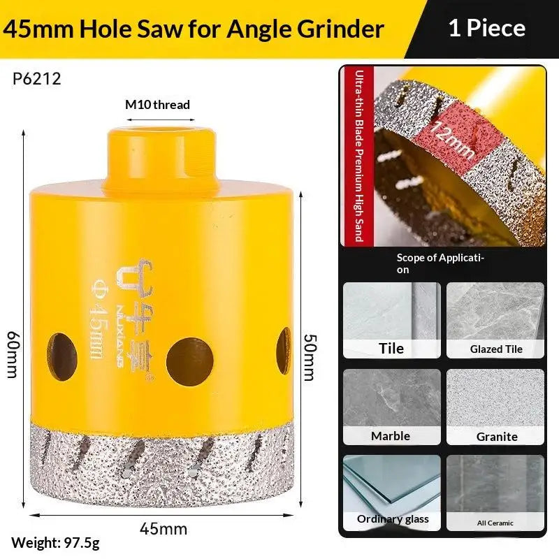 M10 Diamond Drill Bit for Angle Grinder – Dry Cut Tile & Stone