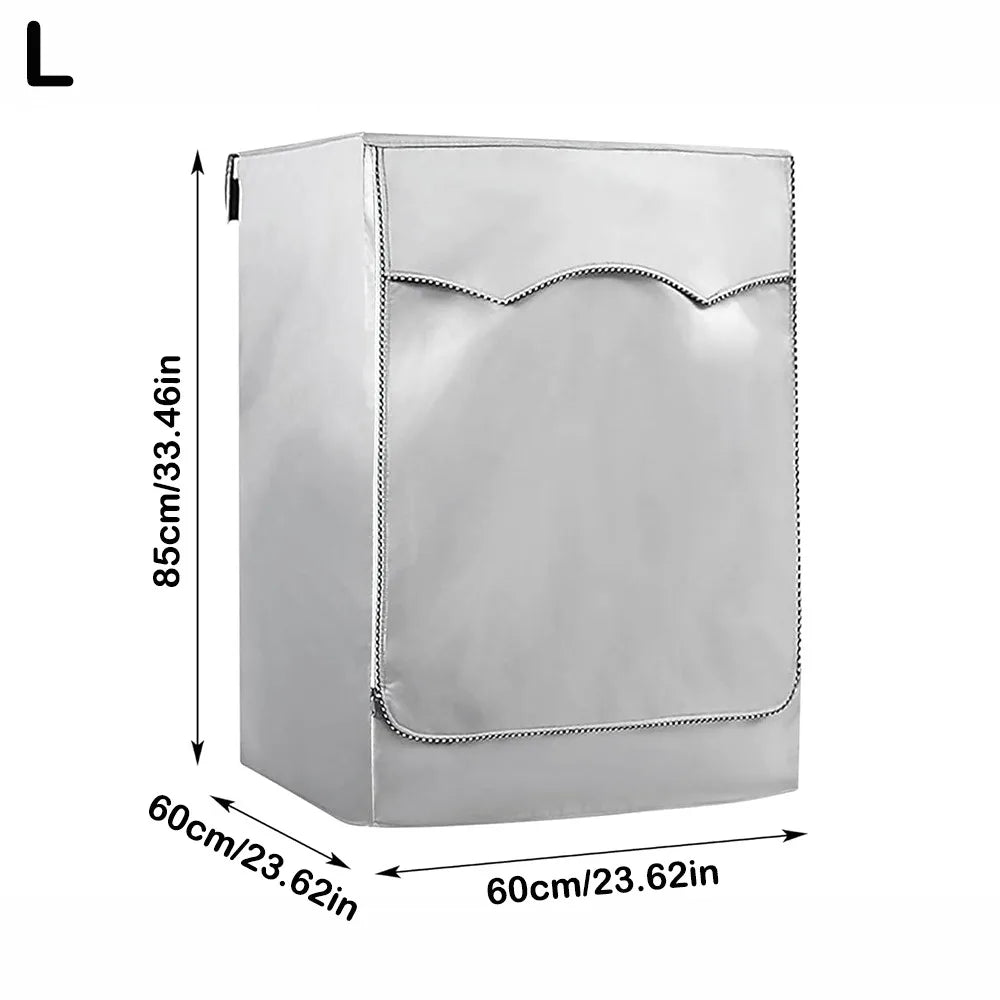 Waterproof Washing Machine Cover – Oxford Silver Front Load